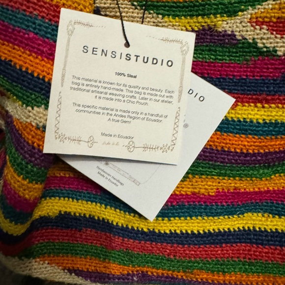 NWT | Sensi Studio Oversized Striped Clutch - Picture 4 of 8